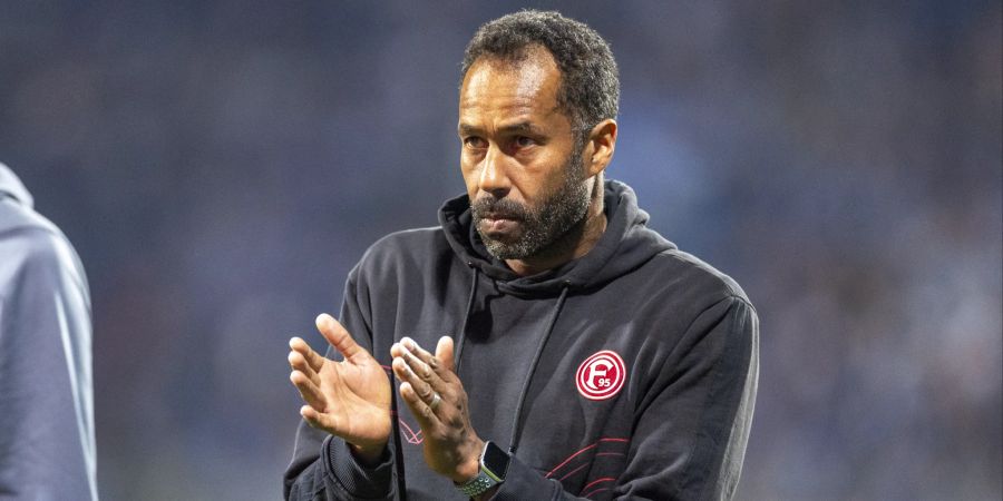 Trainer Daniel Thioune steht mit Fortuna Düsseldorf vor dem Aufstieg in die Bundesliga.