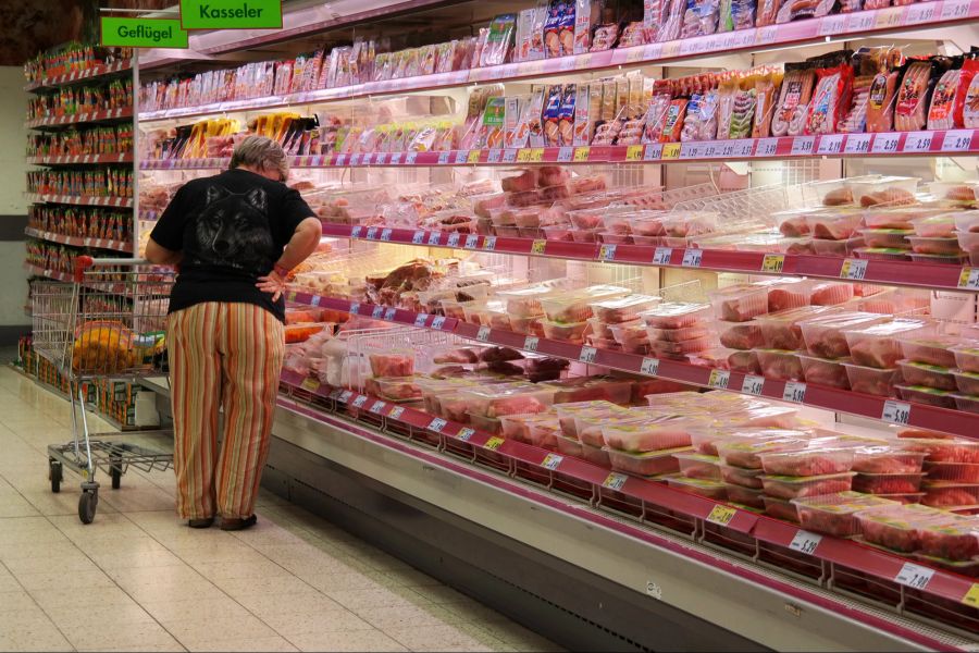 Fleisch, Supermarkt