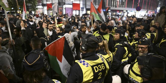 Sweden Israel Palestinians Protests