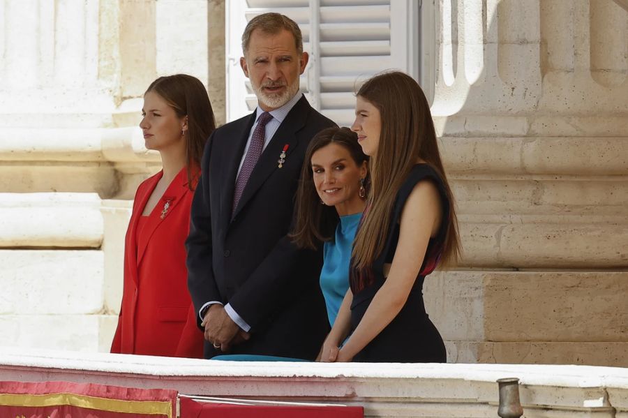 Trotz des jüngsten Skandals kann Königin Letizia lächeln.