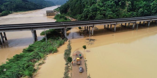 China Überschwemmungen Fujian