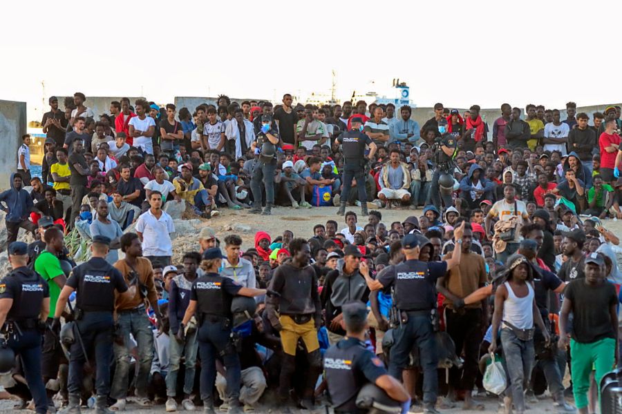 In den sozialen Medien kursiert ein Datum für einen weiteren Ansturm auf Ceuta: der 15. August.