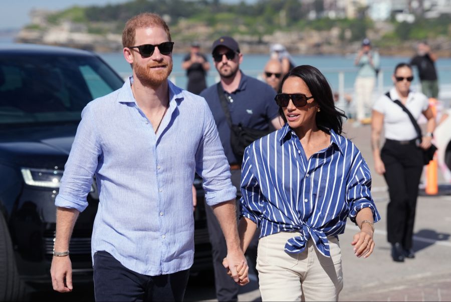 Prinz Harry und Meghan Marklel sind zurück in Grossbritannien.