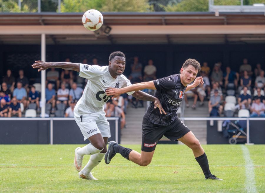 Mzee (Münsingen, links) gegen Jozipovic (Köniz).