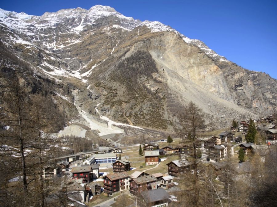 Weisshorn möglicher Gletscherabbruch