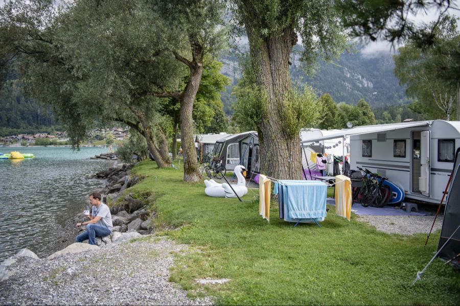 Davon profitieren auch Schweizer Campingplätze.