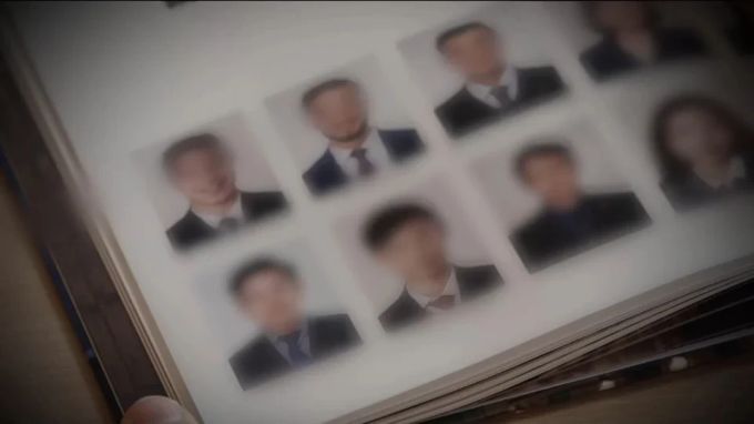 Ein Foto des Rössli-Besitzers (unten links) im Schuljahrbuch. Rössli Hotel Meiringen