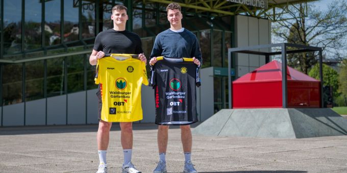 Gregor Rilak und Maël Tobler-Larocque werden in der nächsten Saison beim TSV St.Otmar auflaufen. Gregor Rilak und Maël Tobler-Larocque