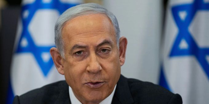 Der Ministerpräsident von Israel: Benjamin Netanjahu. Benjamin Netanjahu