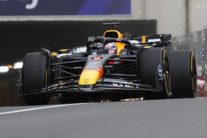 Max Verstappen (Red Bull) beim Monaco-GP der Formel 1. Max Verstappen Red Bull