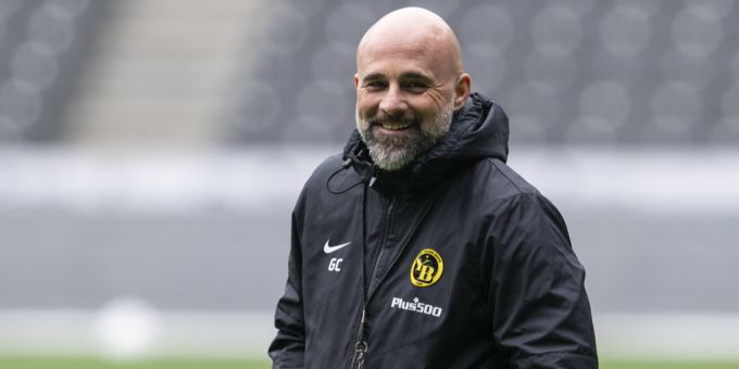 Trainer Giorgio Contini konnte mit YB erstmals auf den neuen Trainingsplätzen arbeiten. YB