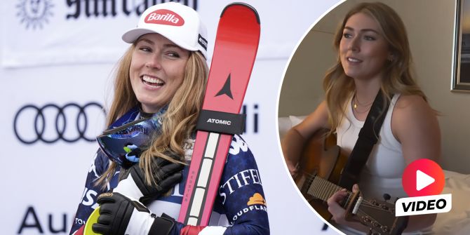 Mikaela Shiffrin Gitarre Instagram