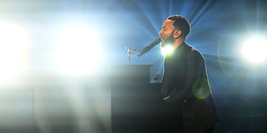 Die emotionalsten Momente gab es, wenn John Legend allein am Klavier sass.