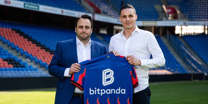 Martin Beranek, Country Lead Switzerland und David Degen, Präsident des FC Basel 1893. FC Basel