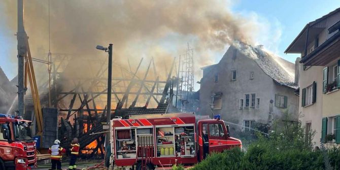 Brand in Seewen