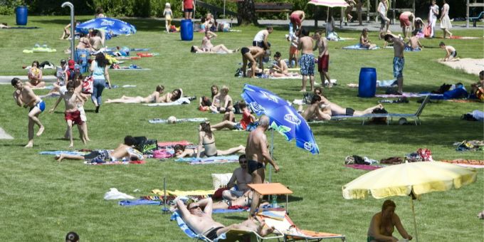 Das Freibad Lerchenfeld startete am Pfingstmontag in die Sommersaison. Lerchenfeld