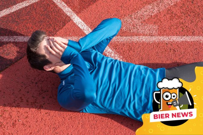 Mann Marathon Frau angemeldet