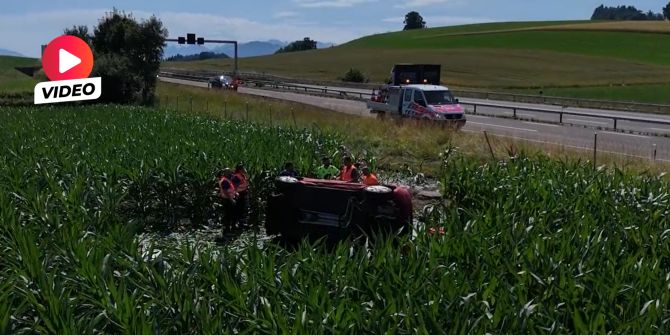 Wädenswil Unfall A3