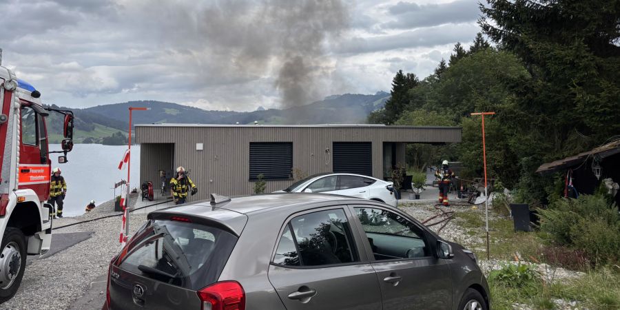 Brand in Einsiedeln
