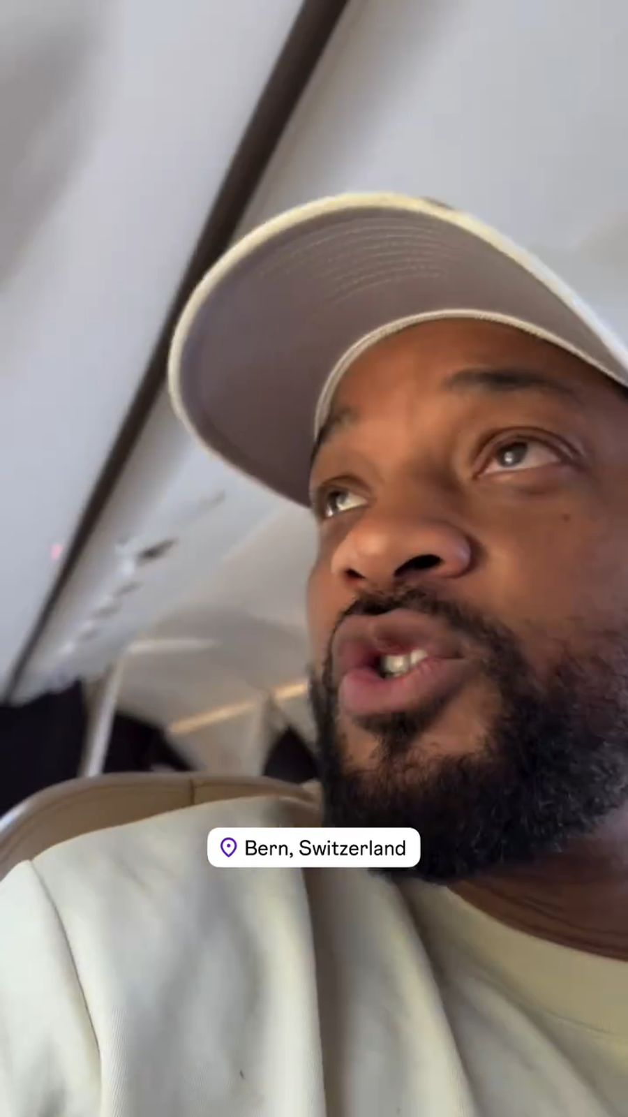 Zuvor staunte der Rapper und Schauspieler über Bern.