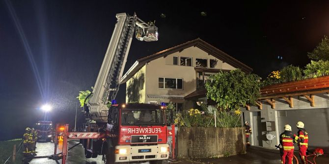 Brand in Melchtal