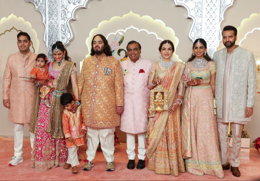 Die Hochzeitsfeierlichkeiten von Anant Ambani wurden vor einem Jahr von der ganzen Welt verfolgt. (Archivbild)
