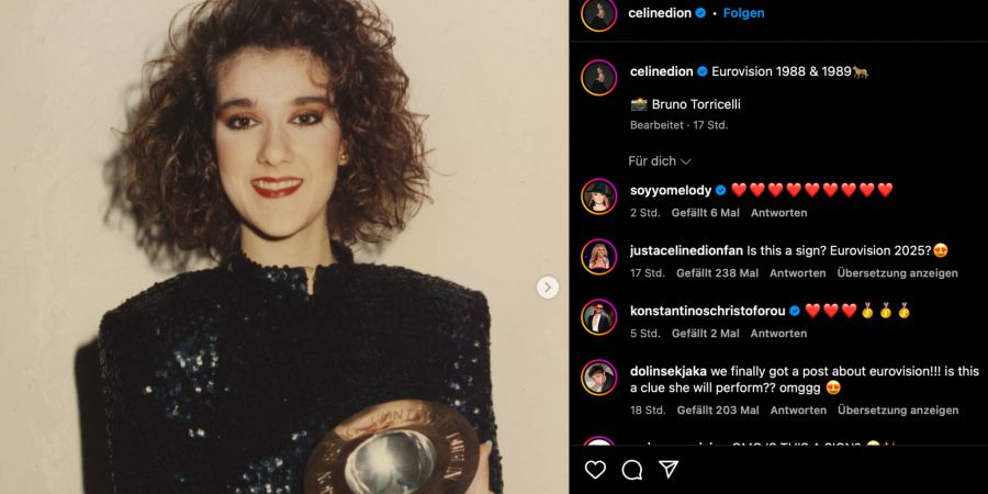 esc celine dion