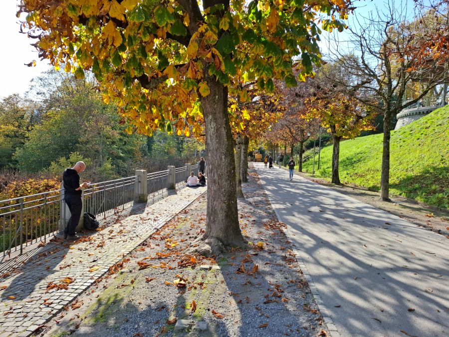 Auf der Kleinen Schanze muss man nun entweder stehen – oder auf dem Boden sitzen.