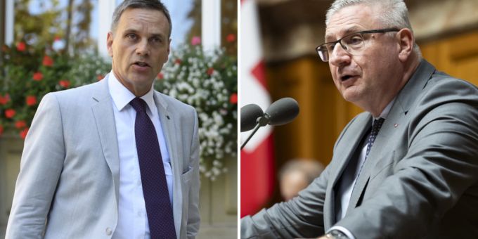 Jean-Pierre Gallati und Andreas Glarner sind sich nicht immer einer Meinung. glarner gallati
