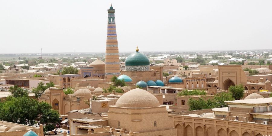 Altstadt in Usbekistan.