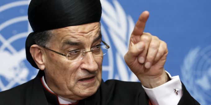 Der maronitische Patriarch Kardinal Bechara Rai. Bechara Rai hat