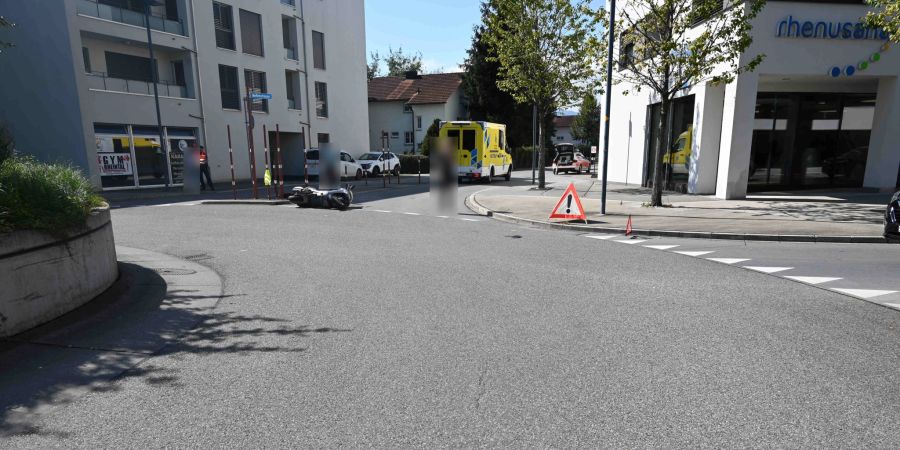 Heerbrugg: Unfall