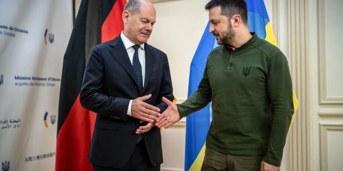 Ukraine-Besuch - Selenskyj kritisiert Scholz erneut für Putin-Telefonat