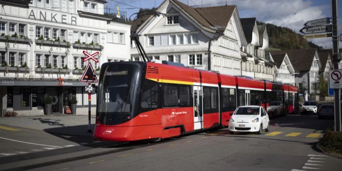 Appenzeller Bahnen in Teufen