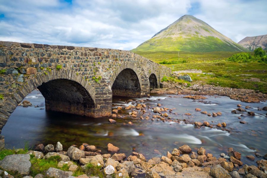 Brücke auf Skye Island