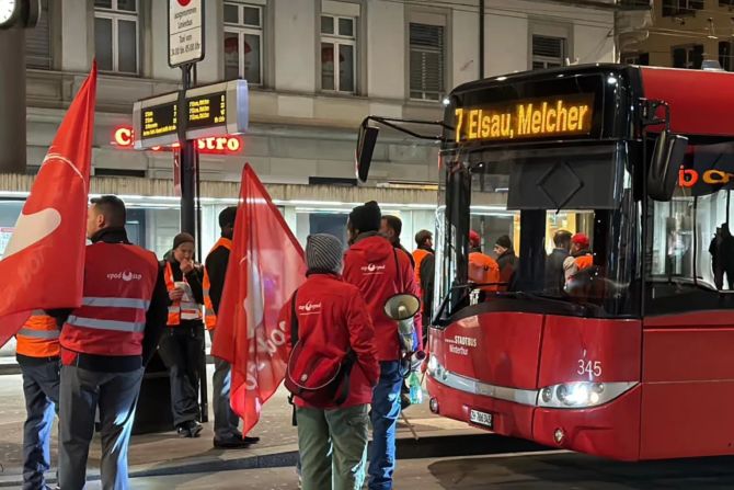 Streik Bus Winterthur