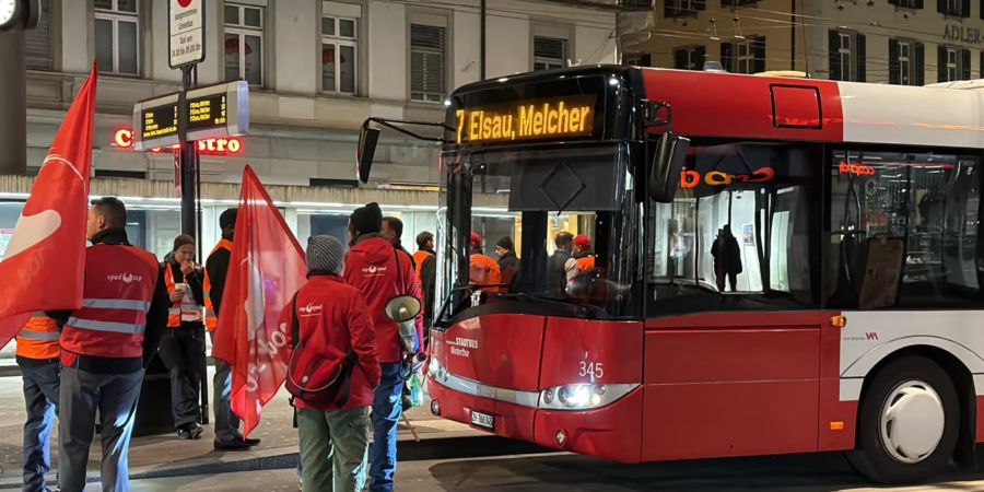 Streik Bus Winterthur