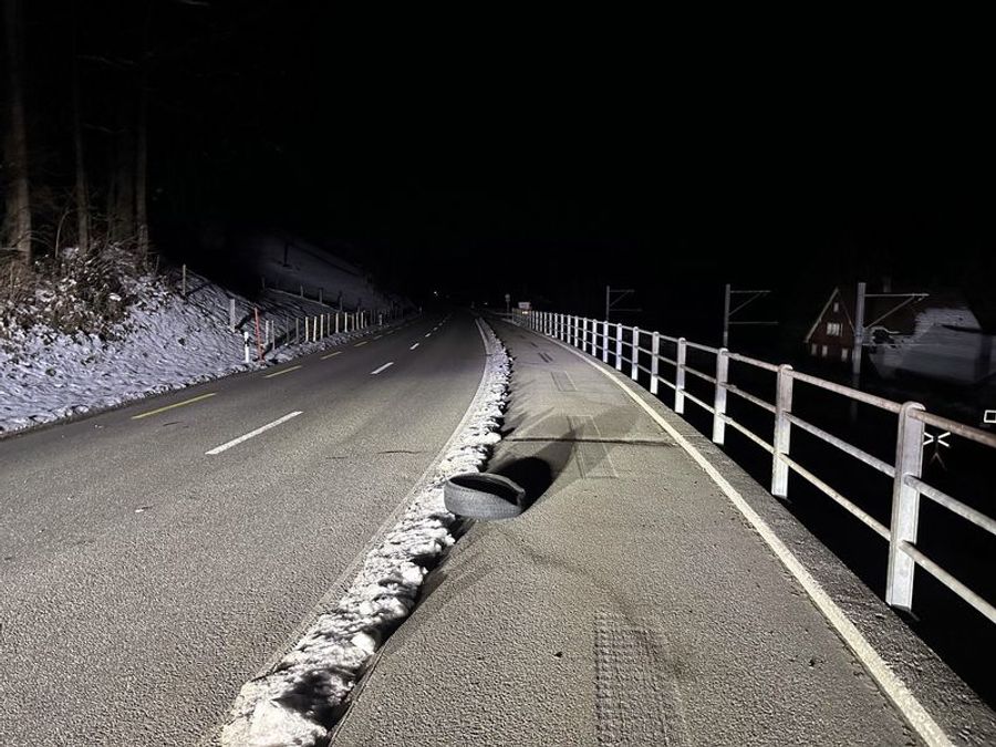 Der Autofahrer entfernte sich von der Unfallstelle.