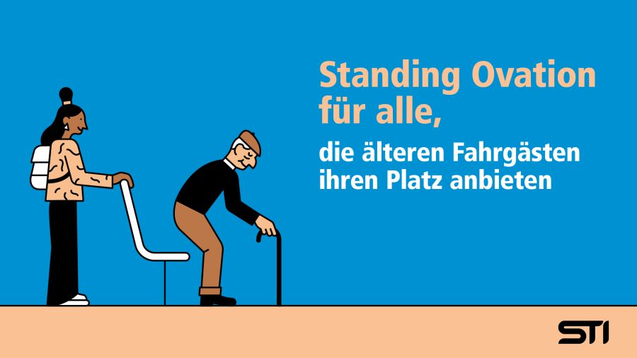 Platz machen für Ältere finden viele selbstverständlich.