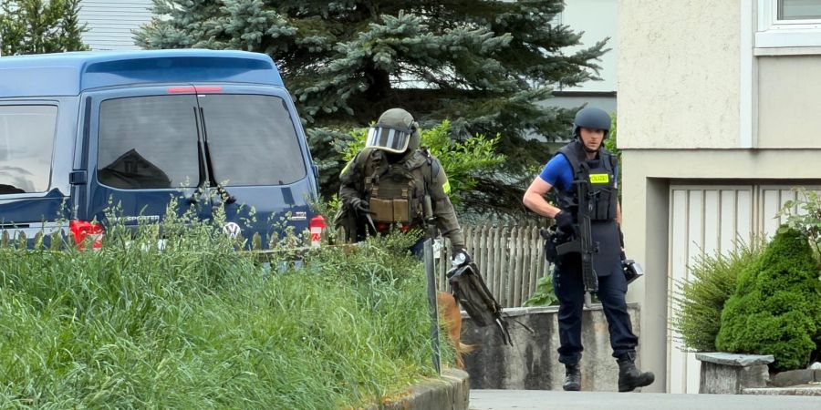 Der Polizeieinsatz dauerte mehrere Stunden.