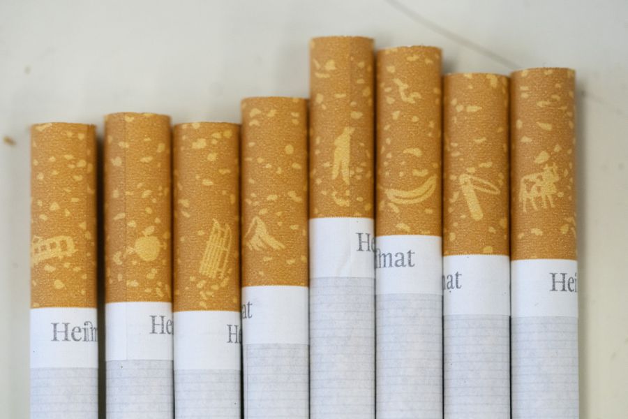 Insgesamt wurden 2025 1,6 Millionen geschmuggelte Zigaretten aus dem Verkehr gezogen.