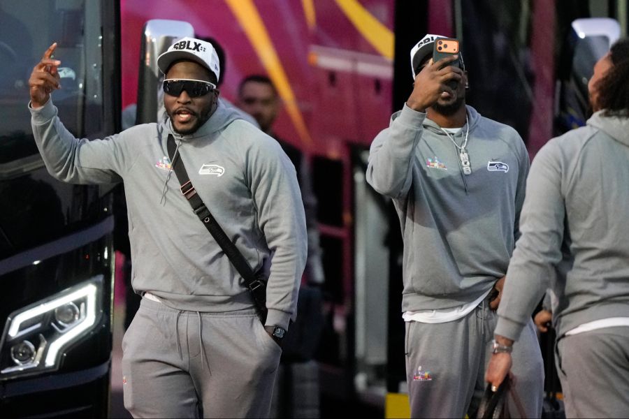 Wer gewinnt den Super Bowl? Sowohl die Spieler der Seattle Seahawks...