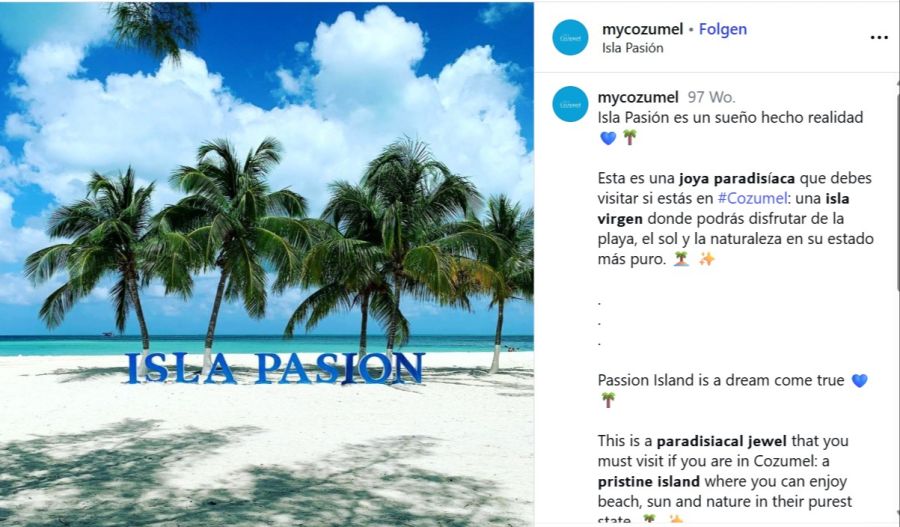 Isla Pasión, Cozumel (Mexiko)