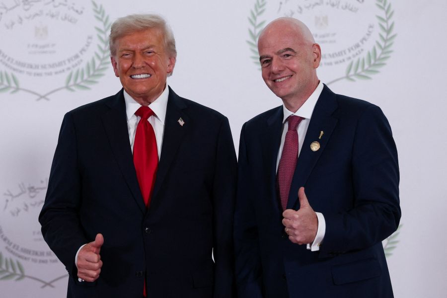 Sepp Blatter Trump Infantino