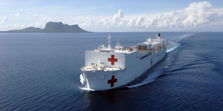 grönland lazarettschiff USNS Mercy