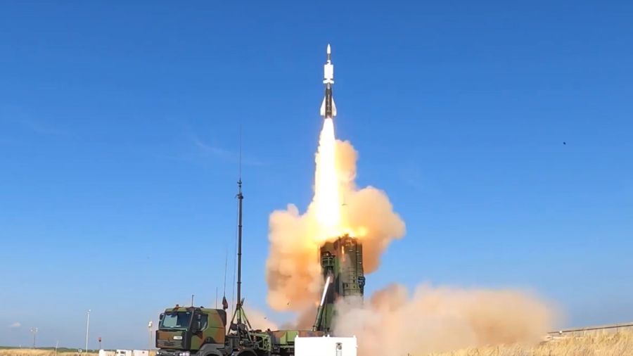 Das «Mamba»-Abwehrsystem im Einsatz.