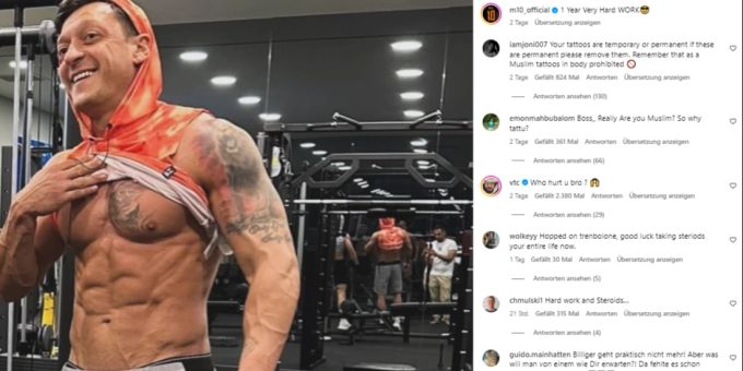 Dieses Bild postet Mesut Özil während der EM 2024 auf Instagram. EM 2024