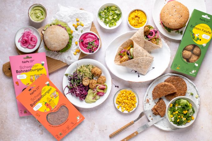 Bohnenburger oder doch lieber Erbsen Falafel? Die Auswahl bei Fabas ist gross. Symbolbild