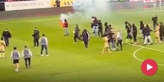 Pyro-Eklat im Cup - Winterthurer Polizei nimmt Fackelwerfer fest