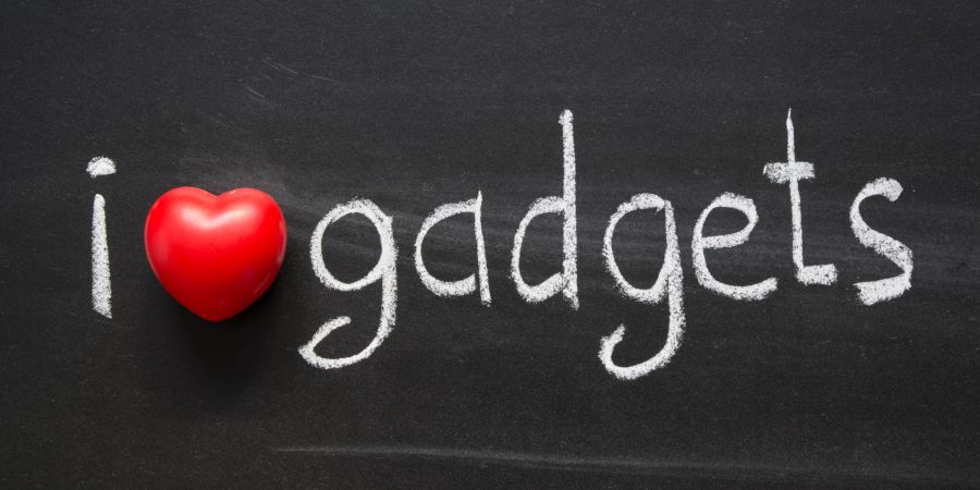 I love Gadgets Schriftzug